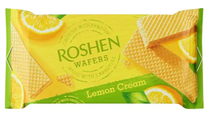 Вафлі Roshen Wafers Лимон 216 г
